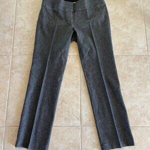 Ann Taylor Loft Marisa Slim Leg Womens Gray Dress Pants Size 6